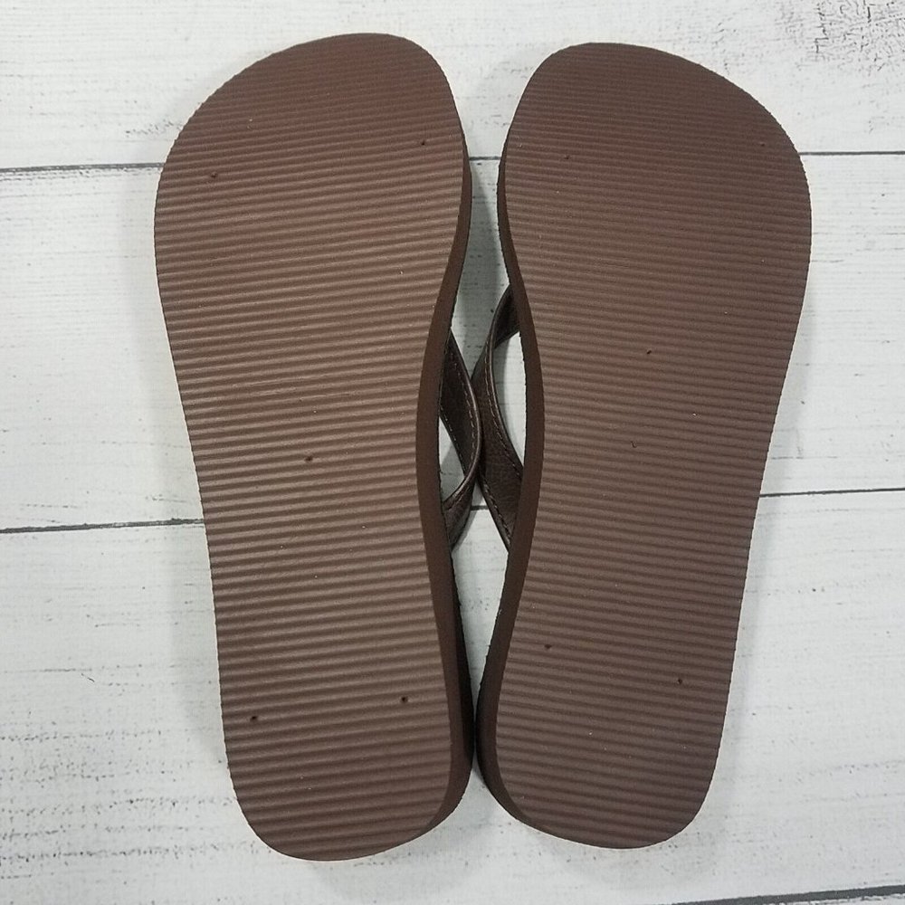 Airwalk Reel Wedge Women's Flip Flop Sandals Size 7 - Brown - Picture 5 of 6
